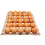 EGGS M BROUWN  ON TRAYS IN 30 D