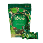 TAMRAH DATE WITH ALMOND COVERED WITH MINT CHOCOLATE BAG 100 gm